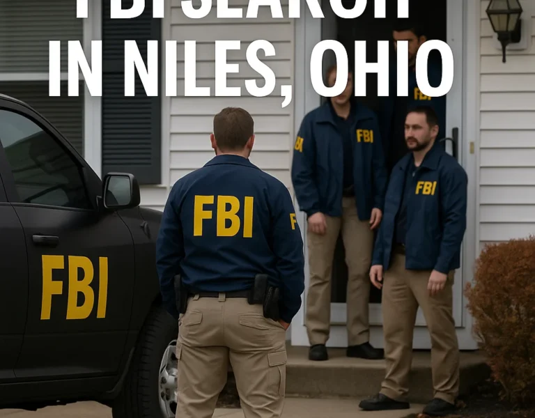 fbi search niles ohio home