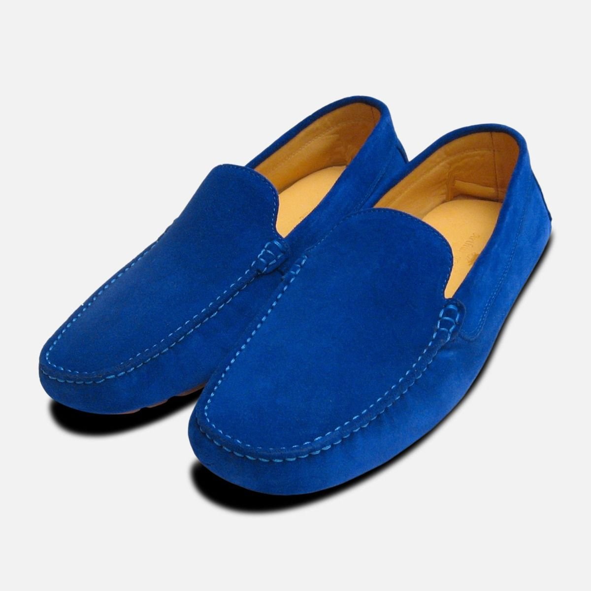 blue shoes