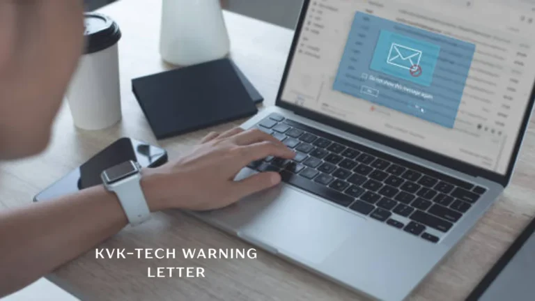 kvk-tech warning letter